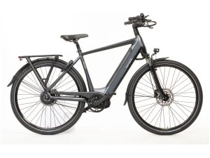 Huyser Novara zij aanzicht heren e-bike mat zwat