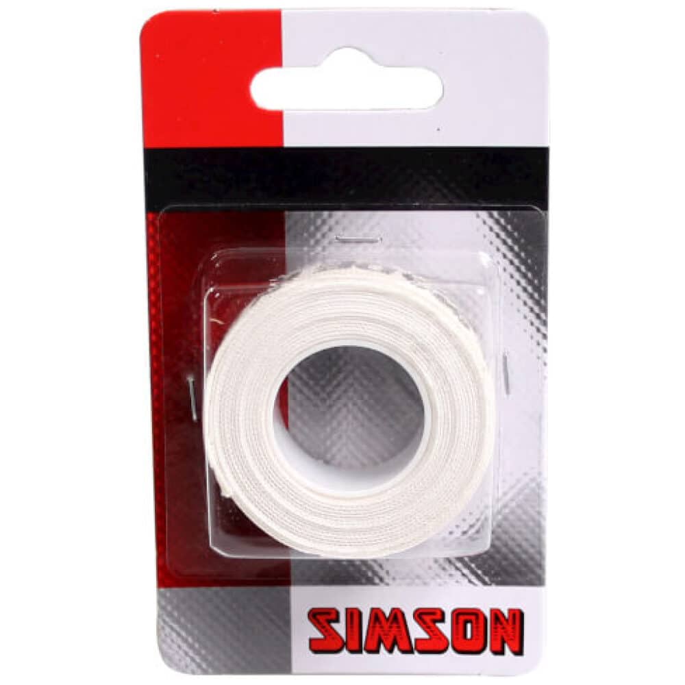 Simson plakvelglint 15mm WIT