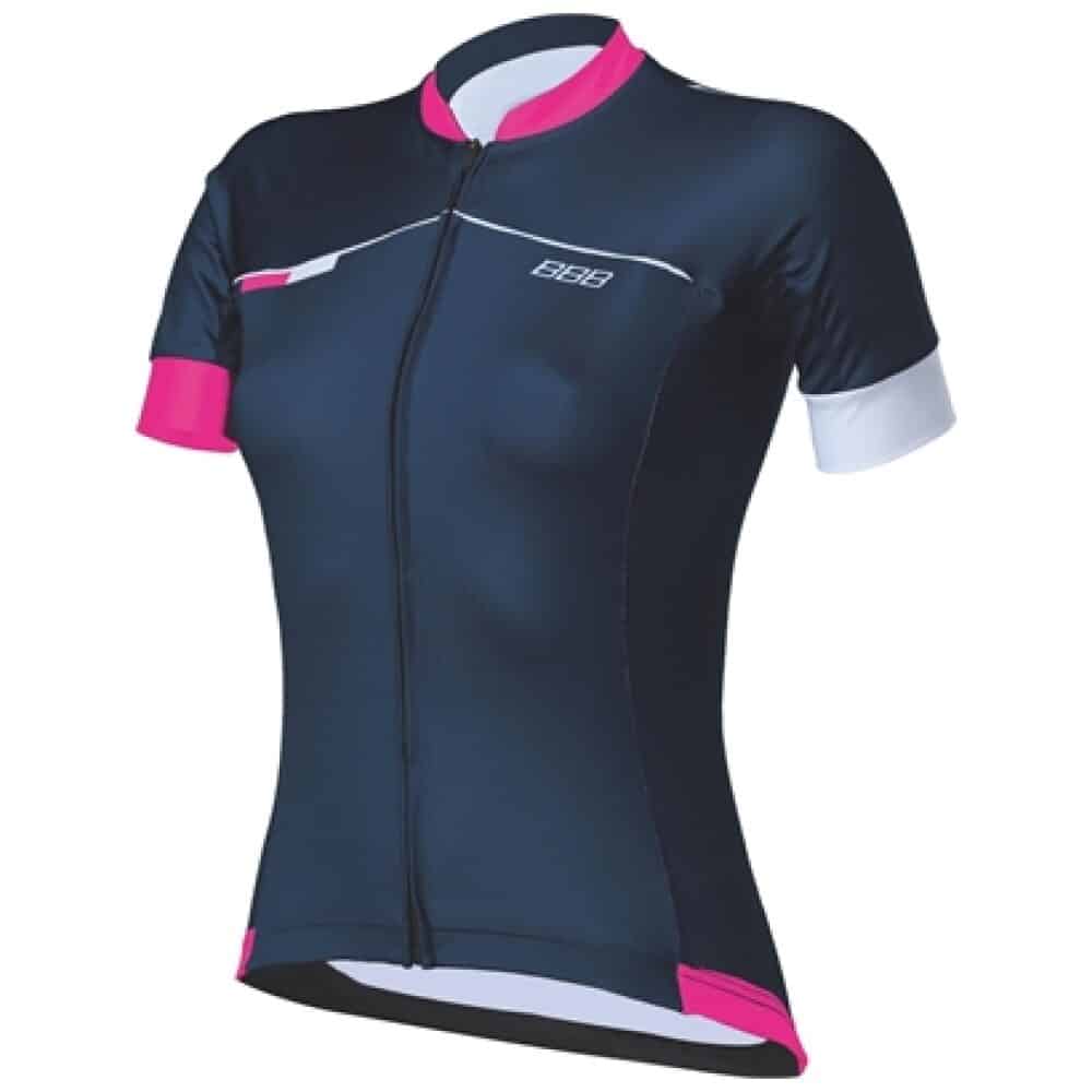 BBB BBW-244 Shirt K.m. Omnium Blauw/magenta/wit