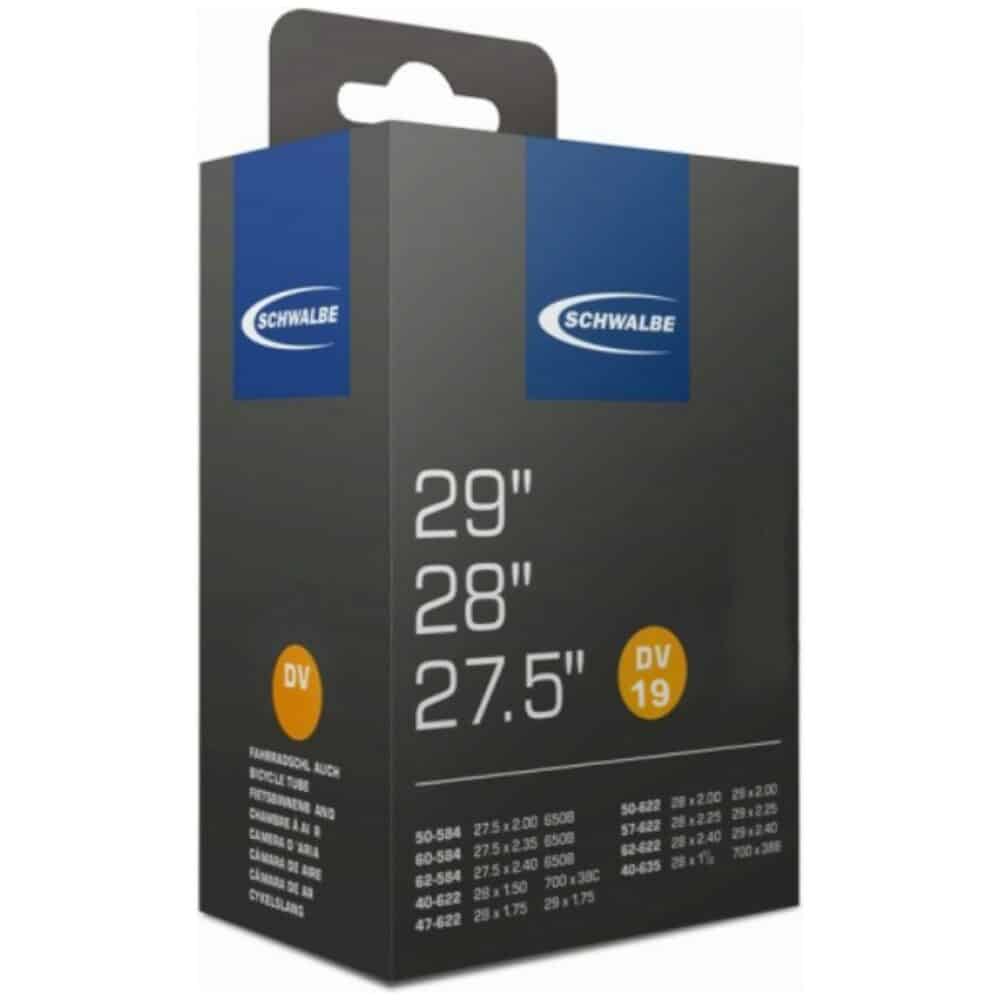 Schwalbe Binnenband DV19 27.5 x 2.00 - 29 x 2.40 Hollands Ventiel 40mm Zwart