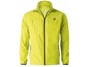 Agu go rain jacket essential neon yellow Geel