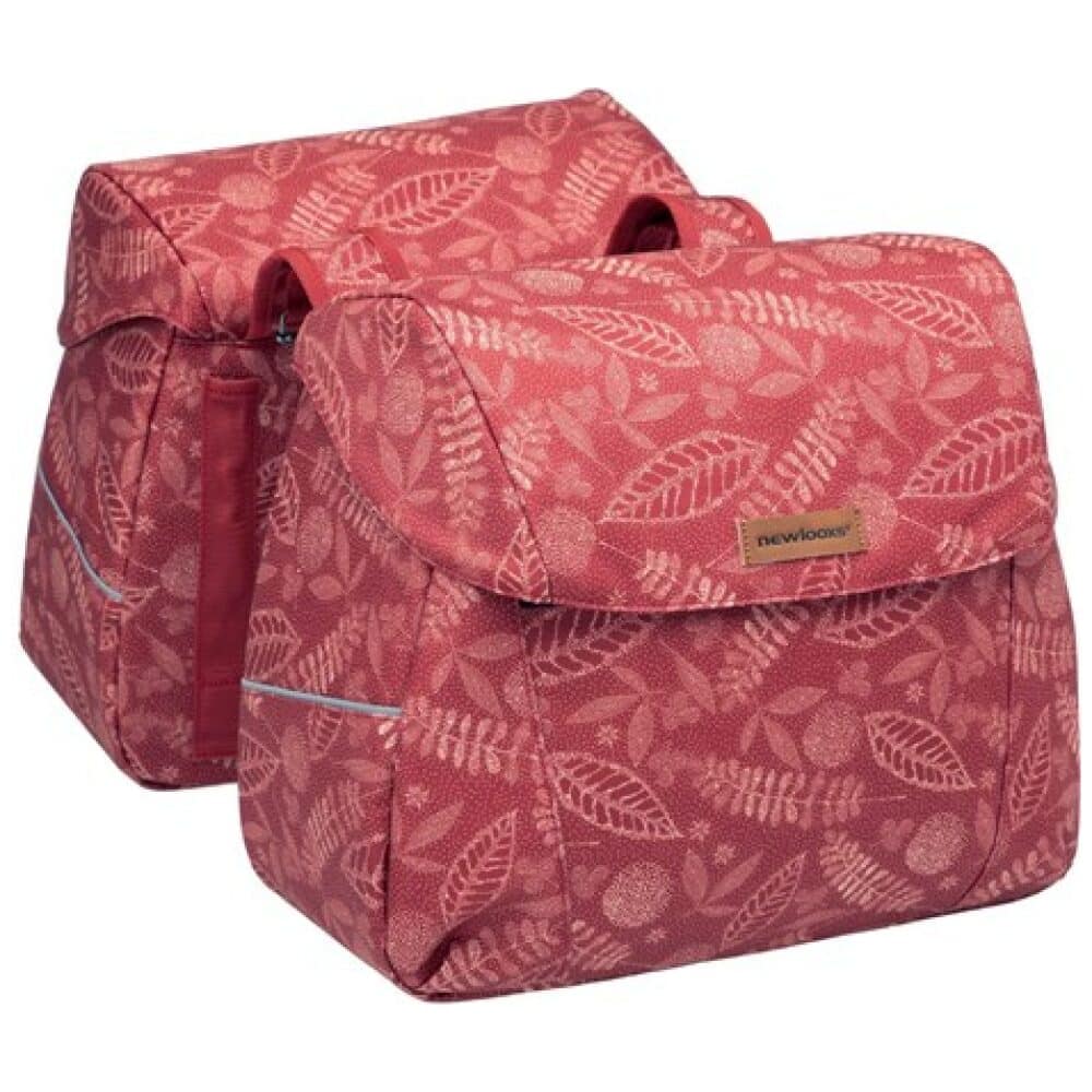 New Looxs fietstas dubbel Joli 37L Forest Red