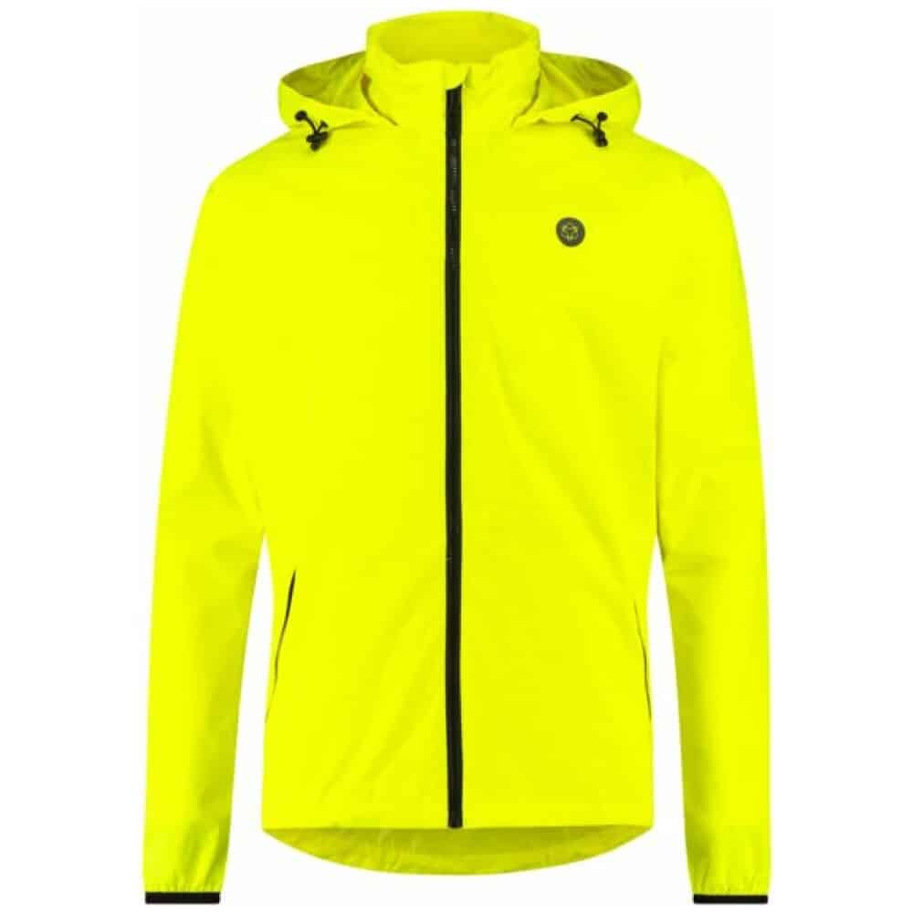Agu go rain jacket essential neon yellow Geel