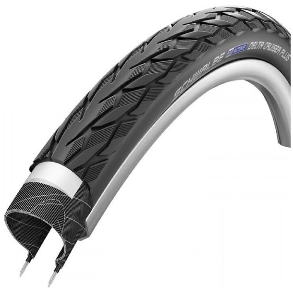 Schwalbe btb Delta Cruiser Plus 28 x 1.50 zw refl Zwart