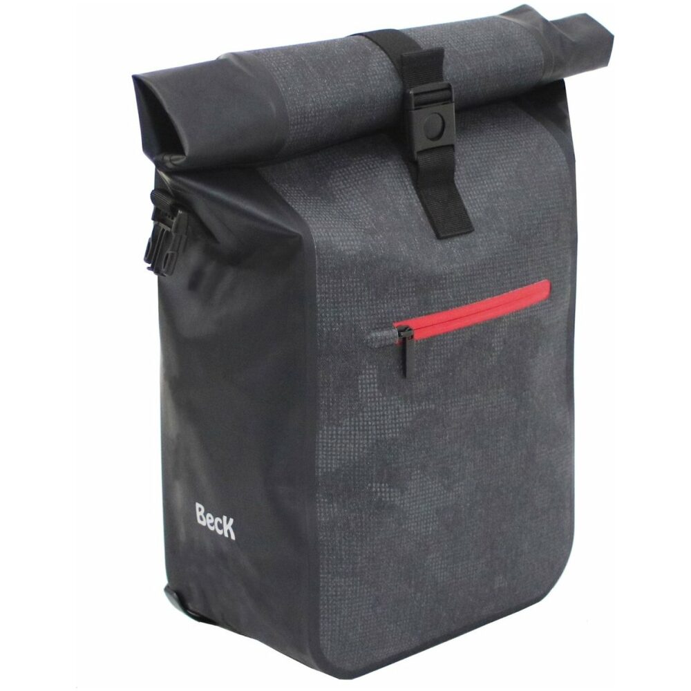 Beck Fietstas Base Rood 16L Zwart