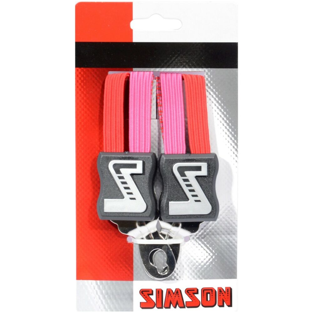 Simson snelbinder kort rd/rz Rood/Roze