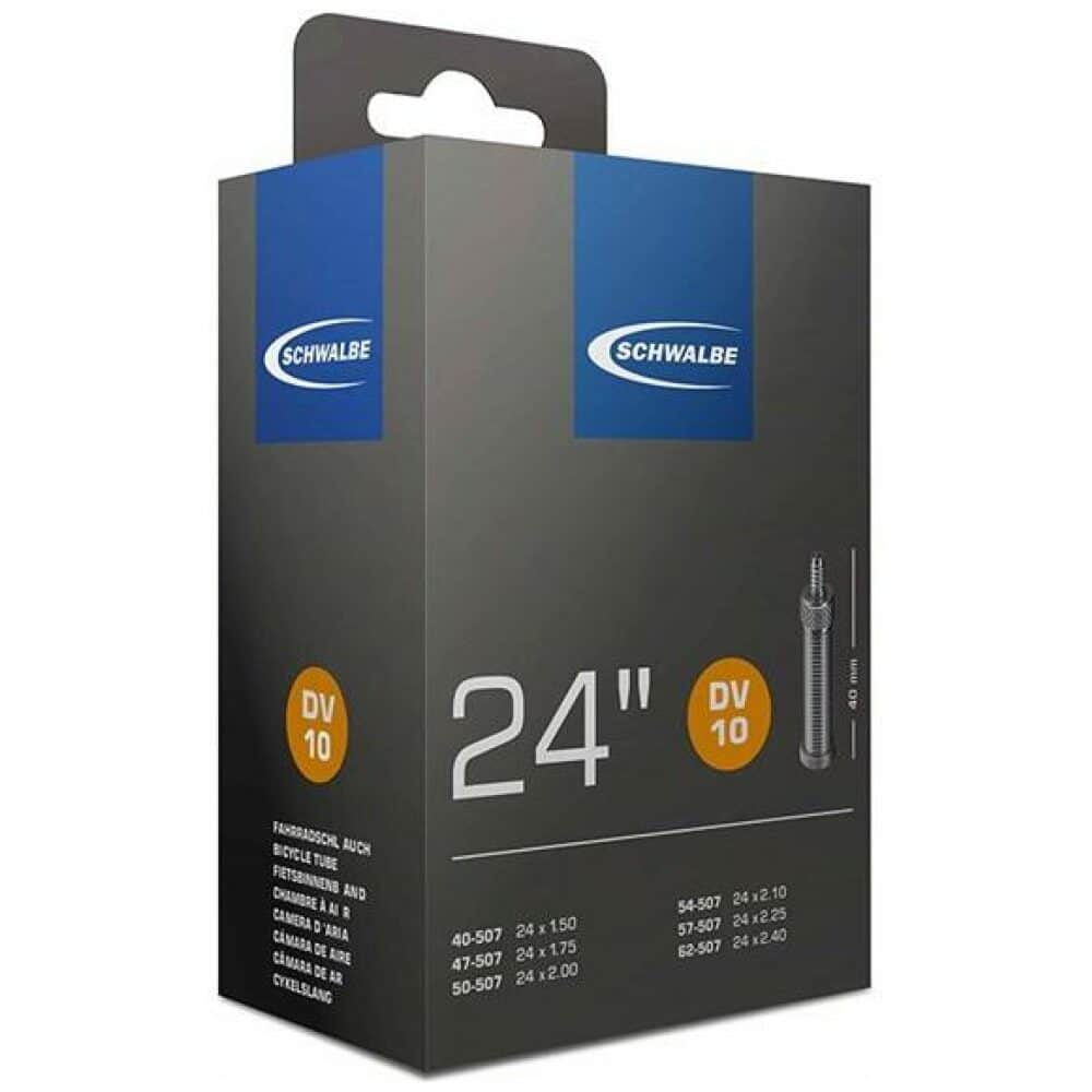 Schwalbe Binnenband DV10 24 x 1.50 - 2.40 hv 40mm Zwart