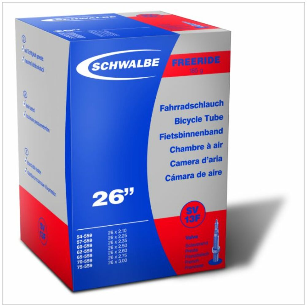 Schwalbe Binnenband SV13 26 x 1.50 - 2.40 Frans Ventiel 40mm ZWART - Afbeelding 3