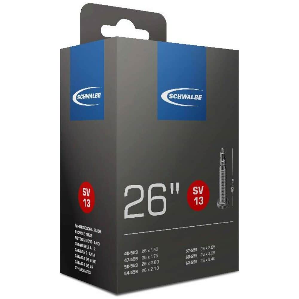 Schwalbe Binnenband SV13 26 x 1.50 - 2.40 Frans Ventiel 40mm ZWART - Afbeelding 2