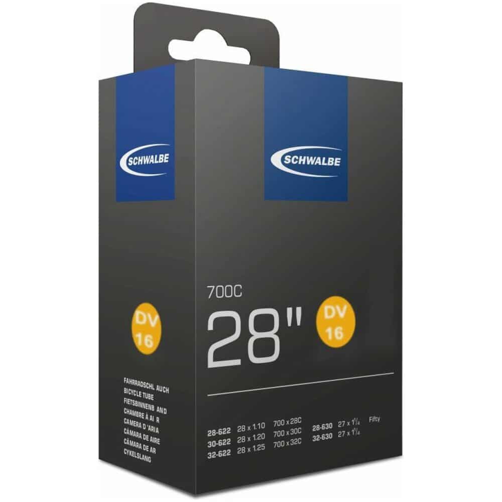 Schwalbe Binnenband DV16 28 x 1.10 - 1.25 hv 40mm ZWART
