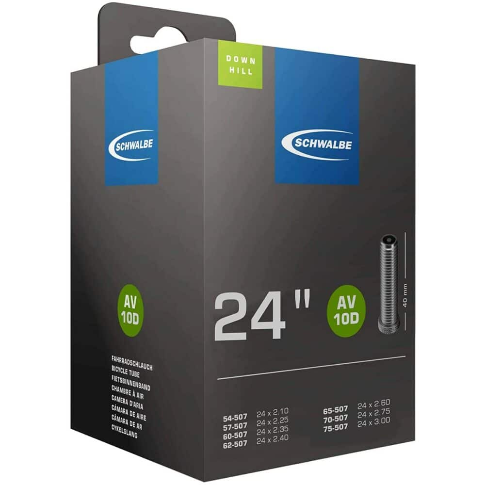 Schwalbe Binnenband AV10D TR4 Downhill 24 x 2.10 - 3.00 a Zwart