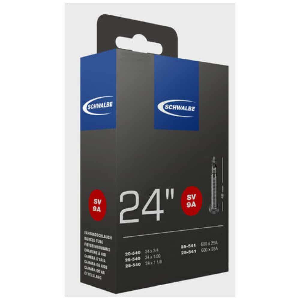 Schwalbe bnb SV9A 24 x 3/4 - 1 1/8 fv 40mm Zwart