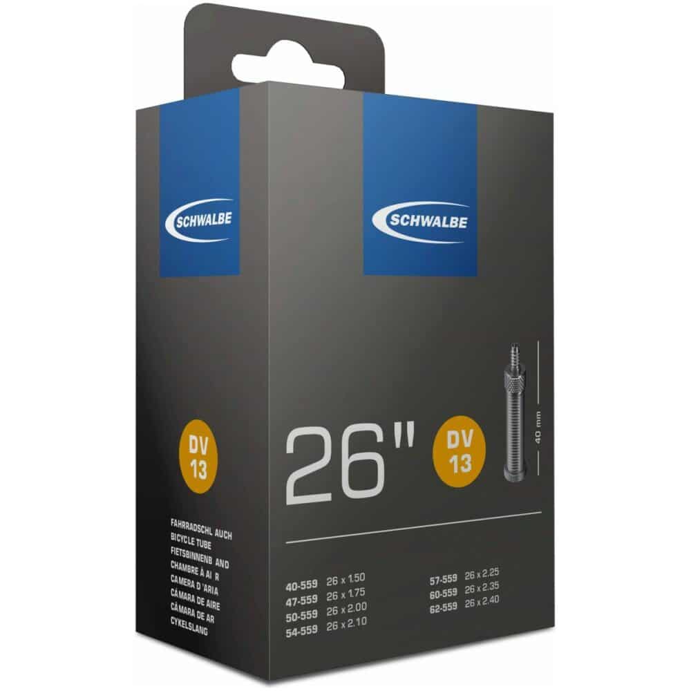 Schwalbe Binnenband, 26 x 1.50 - 2.40 Hollands Ventiel 40mm, DV 13 ZWART