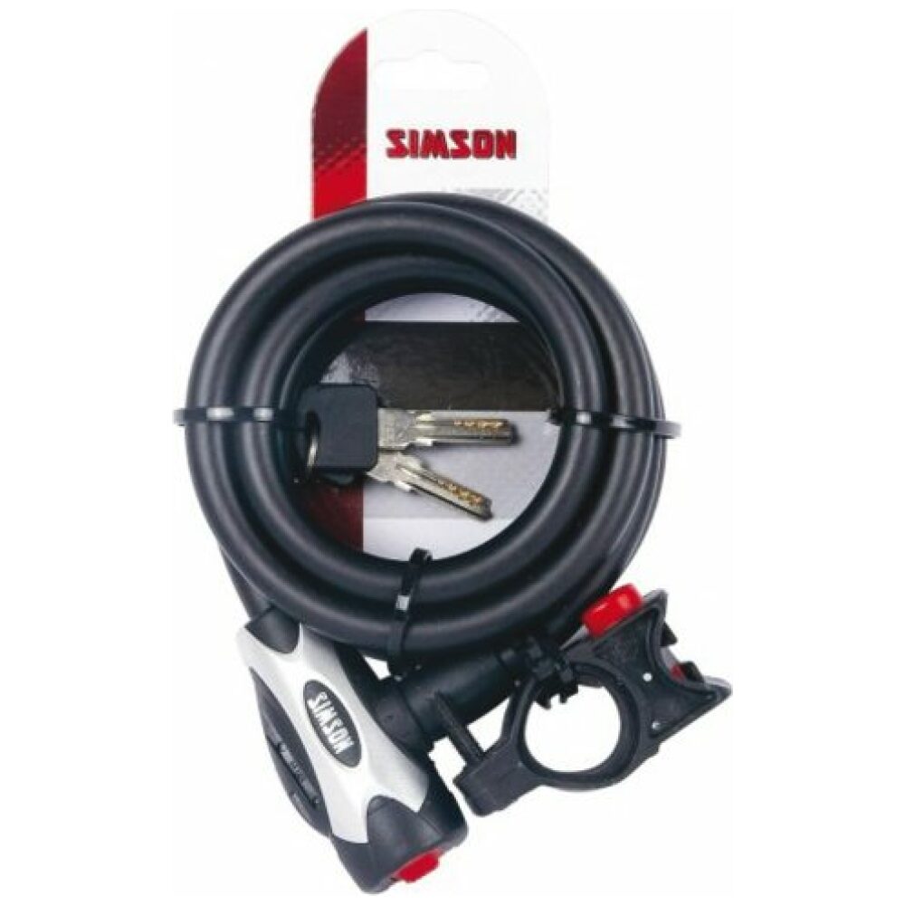 Simson kabelslot Pro 12x180 ZWART - Afbeelding 3
