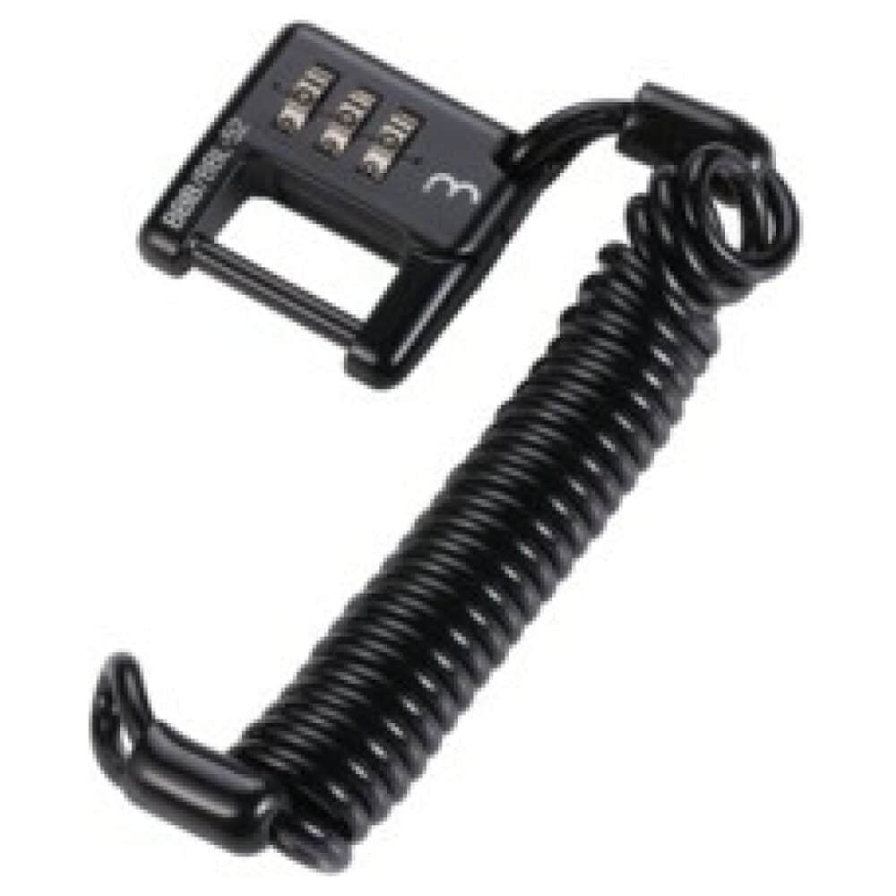 BBB BBL-52 Fietsslot MiniSafe Coil Cable 3mmx120cm Zwart - Afbeelding 3