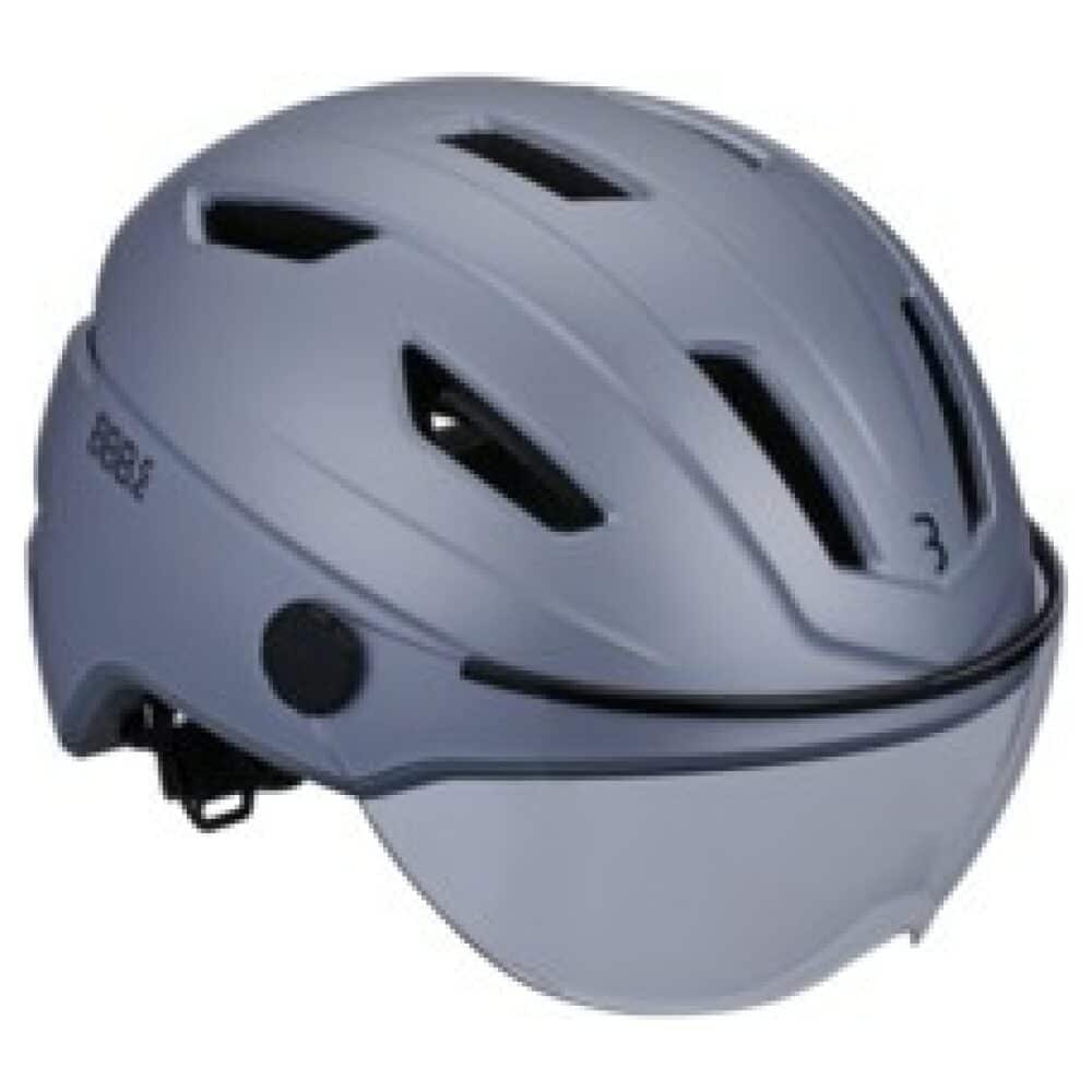 BBB BHE-57 Helm Move Faceshield Transparent (55-61cm) Mat Grijs
