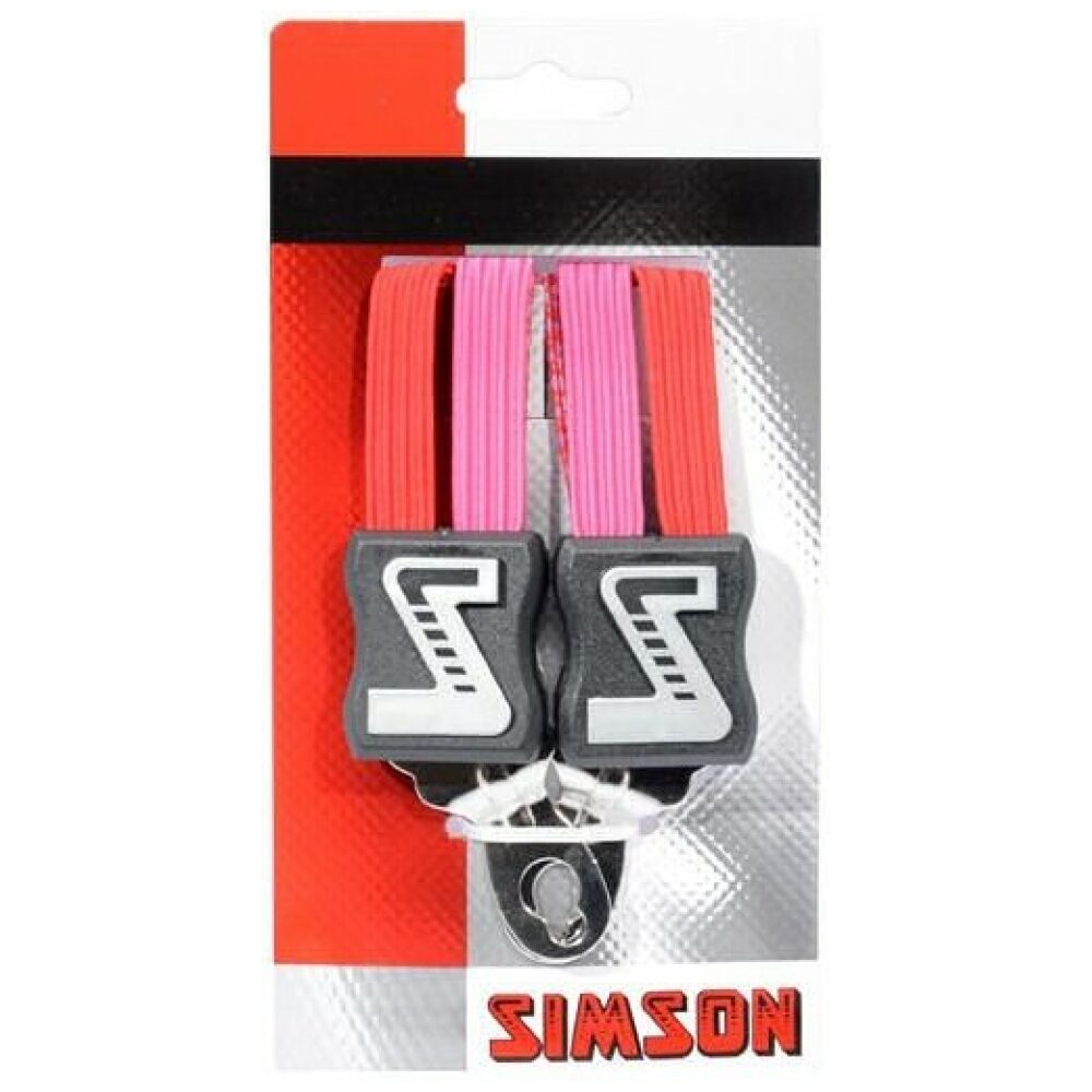 Simson snelbinder kort rd/rz Rood/Roze - Afbeelding 3