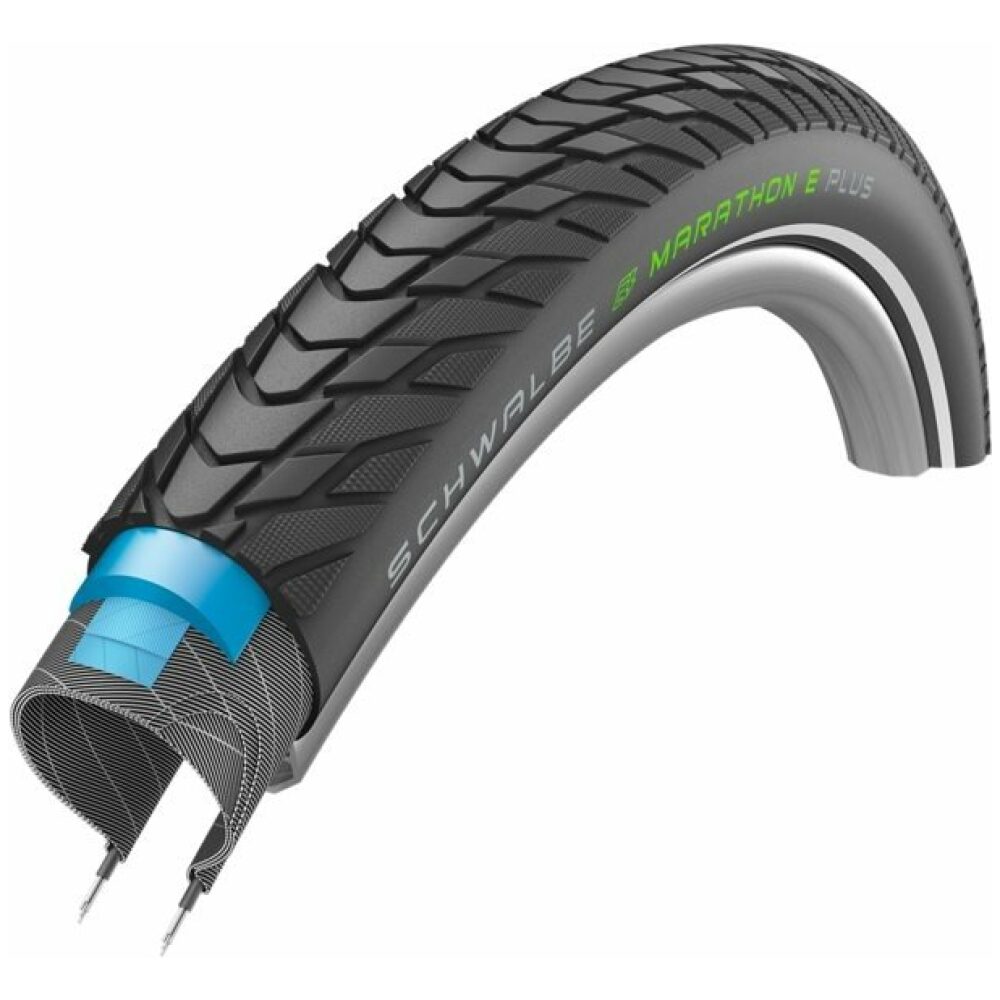 Schwalbe btb Marathon E-Plus 28 x 1.50 zw refl Zwart