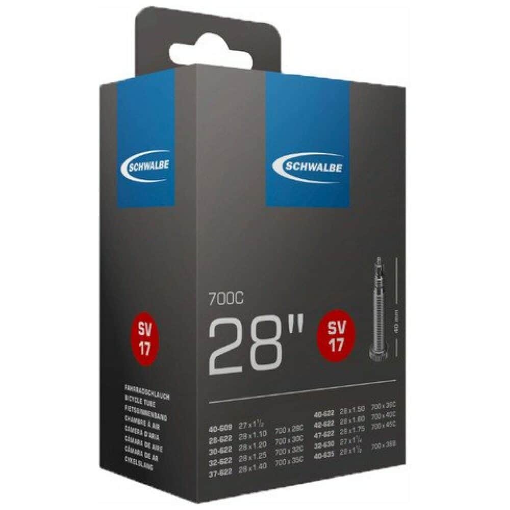 Schwalbe Binnenband SV16 28 x 1.10 - 1.25 fv 40mm ZWART