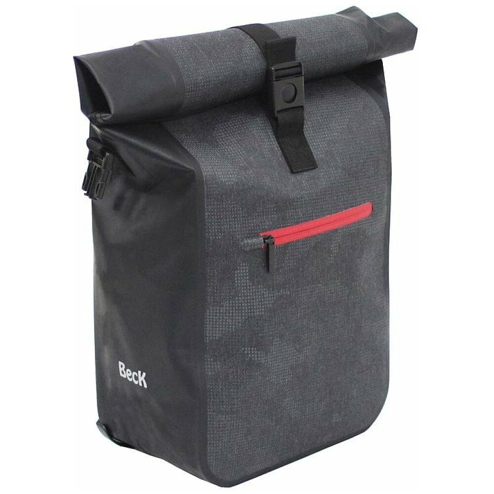 Beck Fietstas Base Rood 16L Zwart - Afbeelding 3