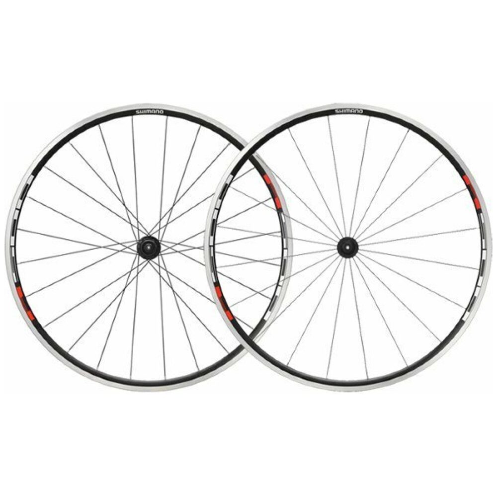 Shimano Wielset R501 , 8-9-10 speed , velgrem Zwart