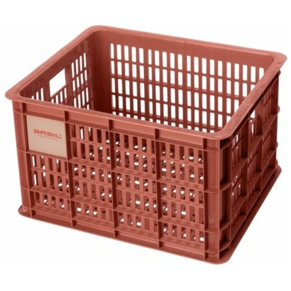 Basil fietskrat M 29.5L recycled Terra Red
