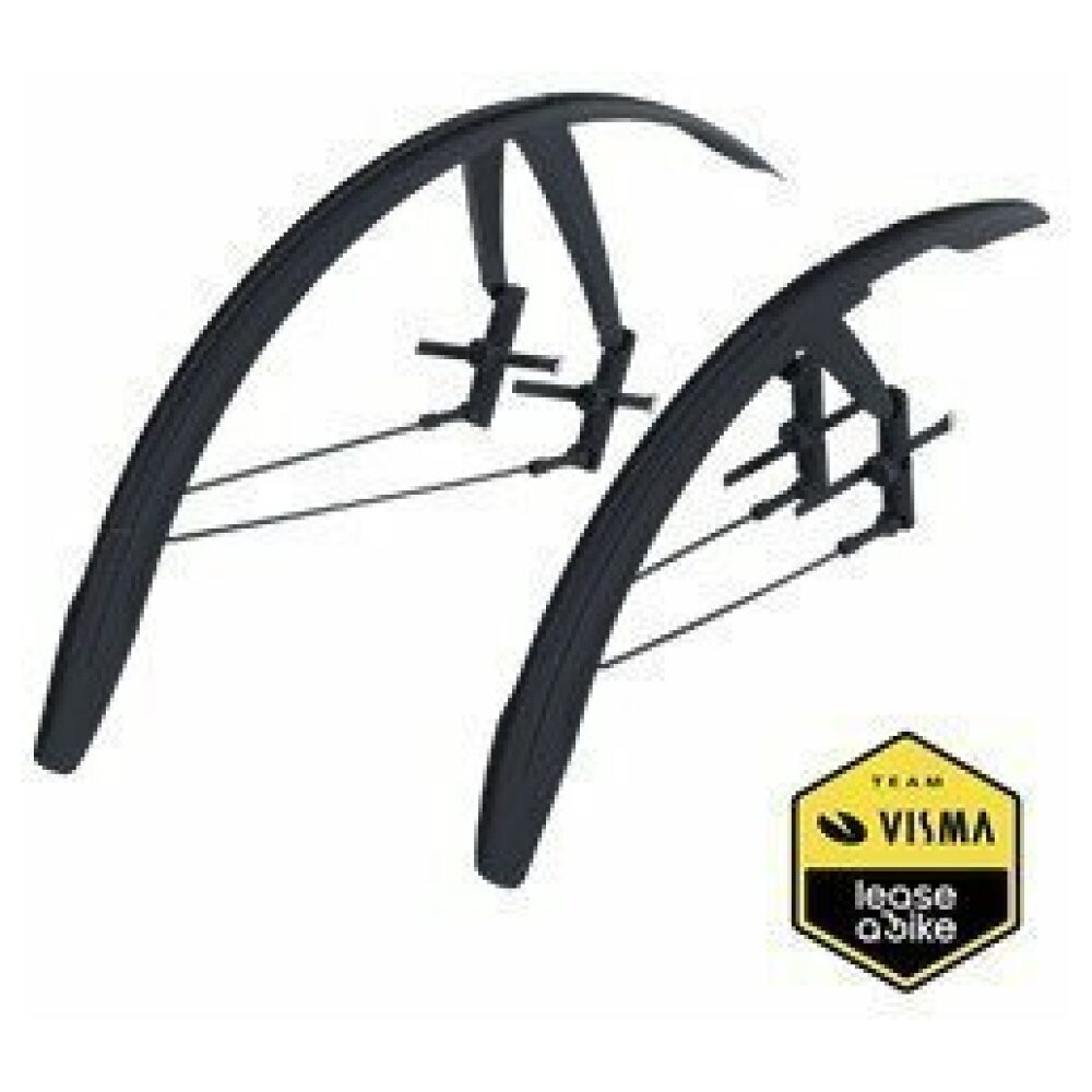 BBB BFD-65S Spatbordset Set DiscGuard 28inch Zwart