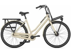 Gazelle HeavyDutyNL Caramel Khaki Glans Dames