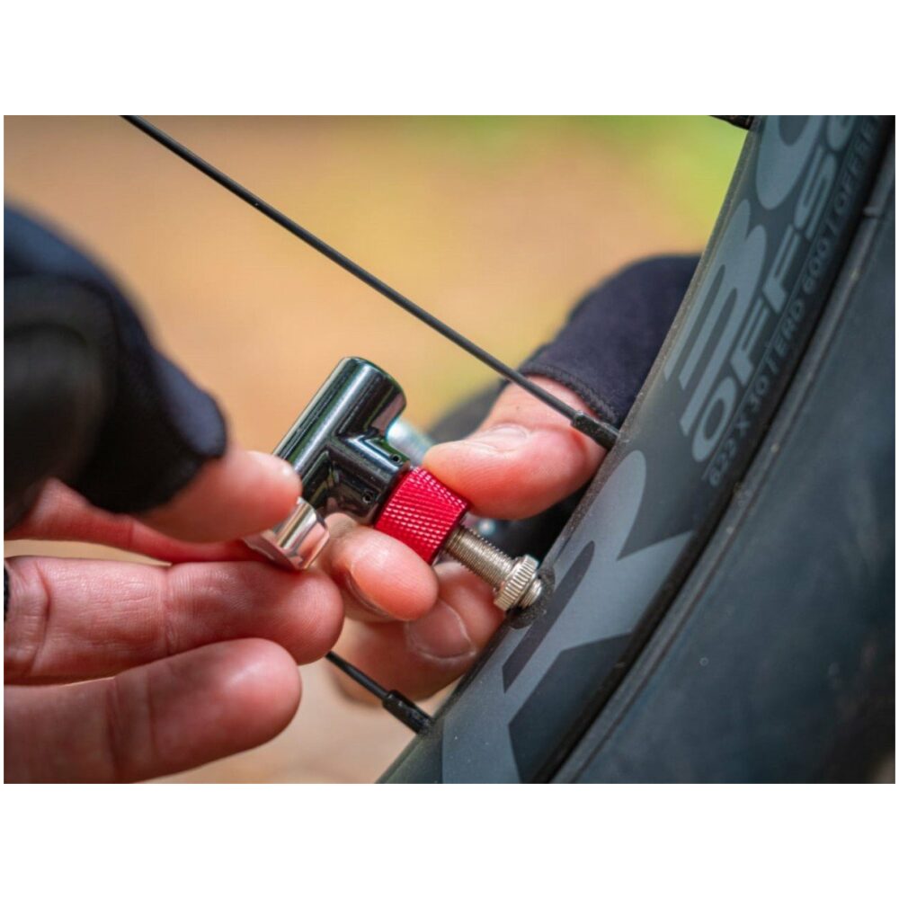 BBB BMP-34 Minipomp Co2 EasyAir Pomp + Cartridge Zwart - Afbeelding 2