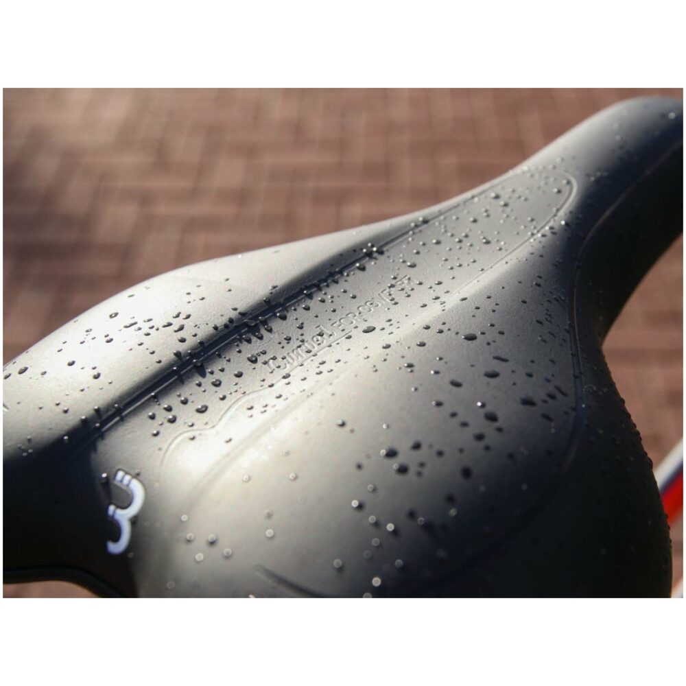 BBB BSD-93 fietszadel Meander Relaxed Zwart - Afbeelding 4