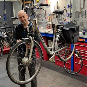Fietsenmaker monteur Eelco