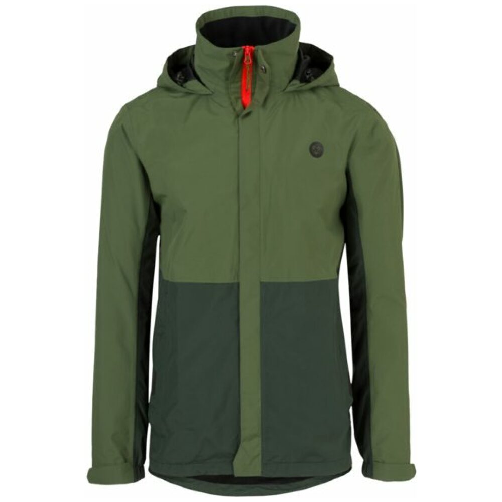 Agu heren regenjas section army green/green Groen