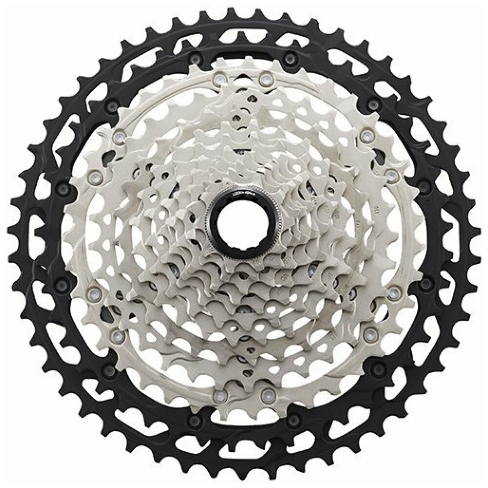 Shimano CASSETTE SH 12V XT DEORE M8100 10-51 ZI/ZW Silber/zwart