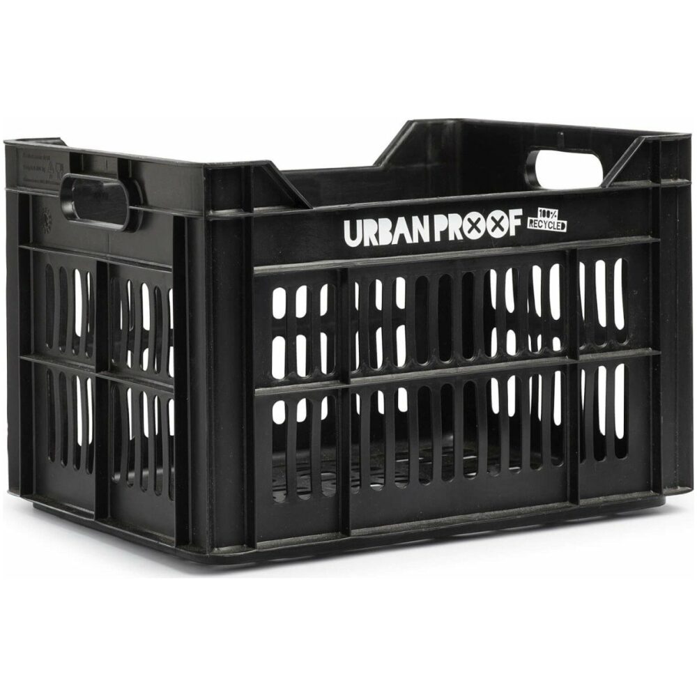 Urban Proof fietskrat 30 liter Recycled Zwart