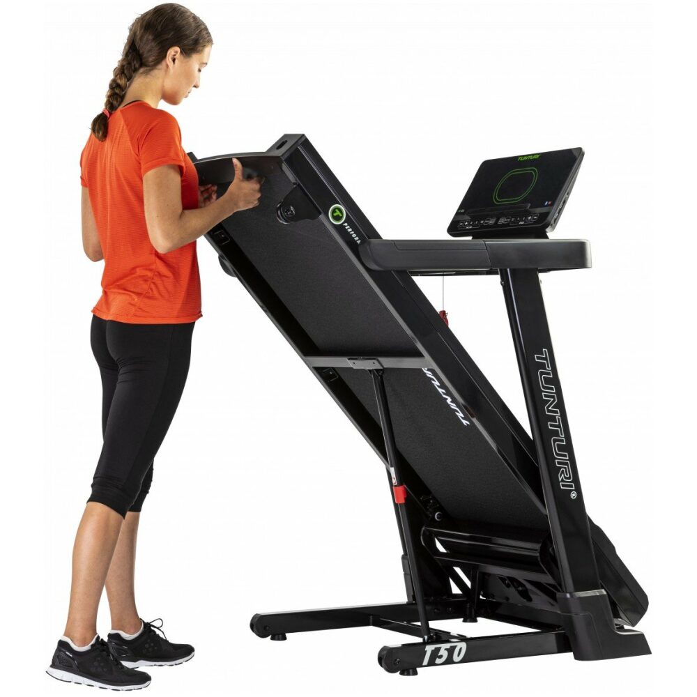 Tunturi looptrainer, loopband, T50 Grijs .- - Afbeelding 9