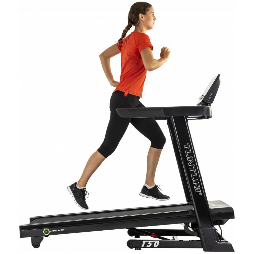 Tunturi looptrainer, loopband, T50 Grijs .- - Afbeelding 7