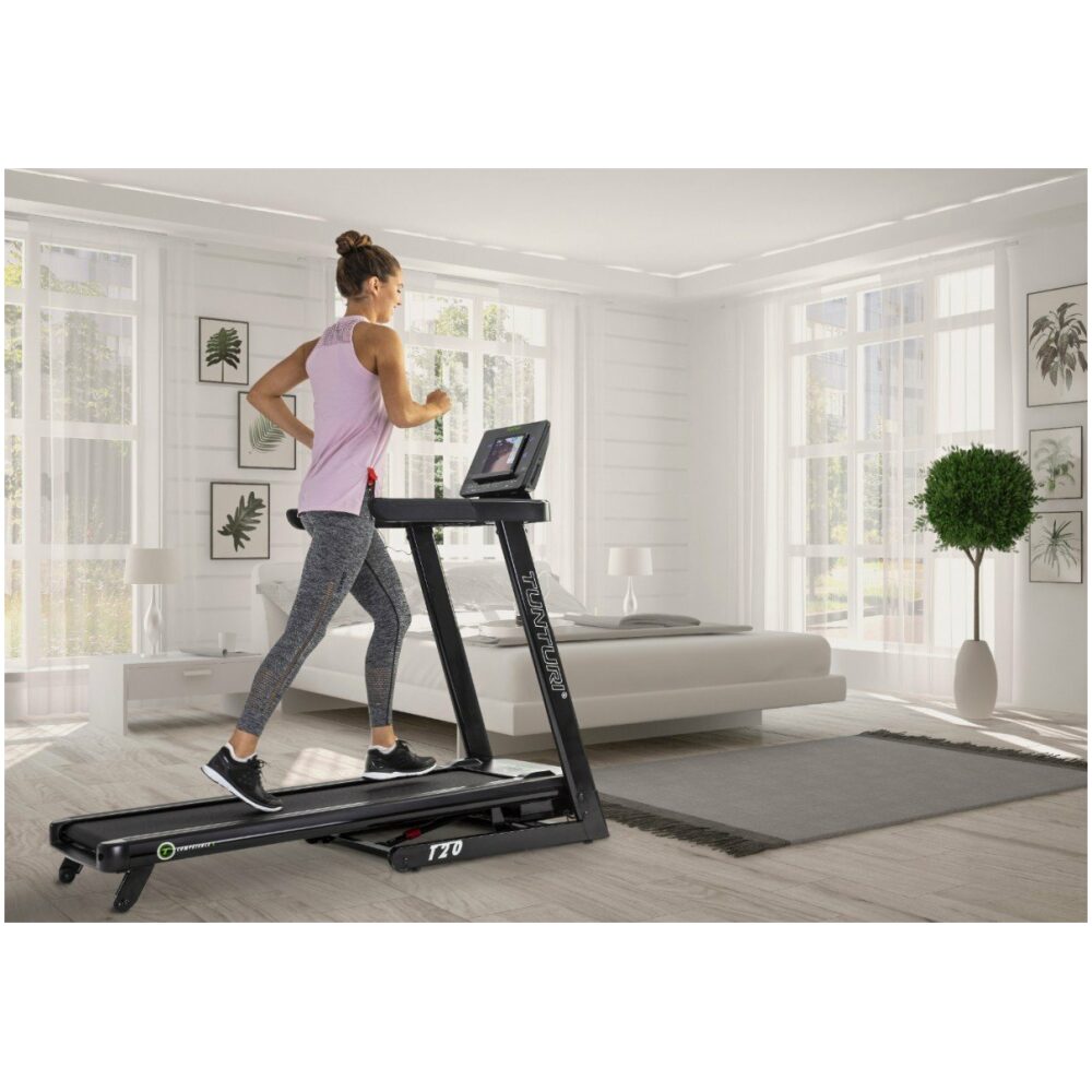 Tunturi looptrainer, loopband, T20 Grijs - Afbeelding 21