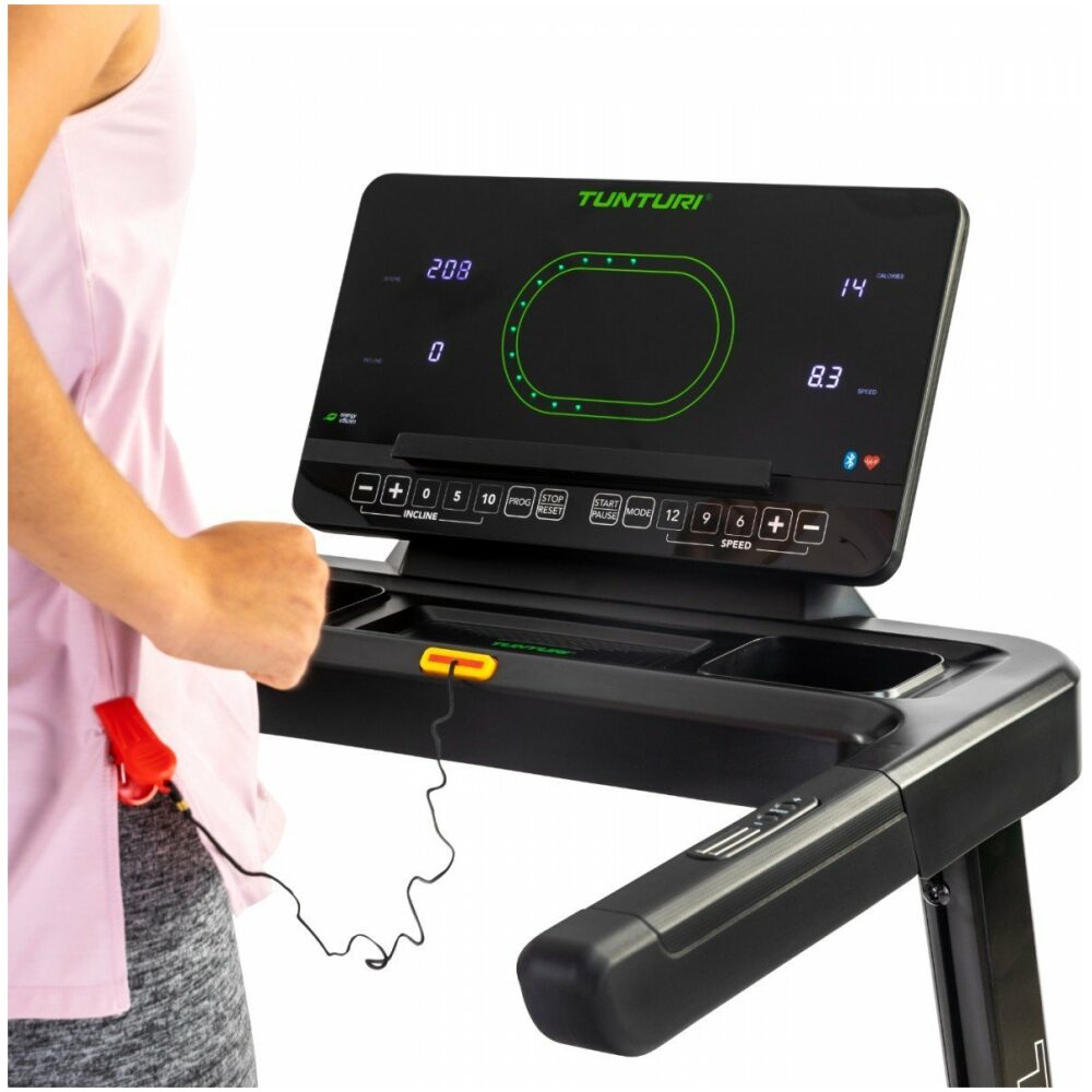 Tunturi looptrainer, loopband, T20 Grijs - Afbeelding 20