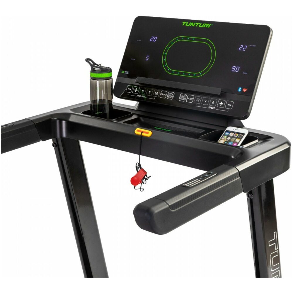 Tunturi looptrainer, loopband, T20 Grijs - Afbeelding 19