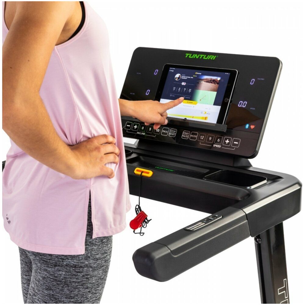 Tunturi looptrainer, loopband, T20 Grijs - Afbeelding 18
