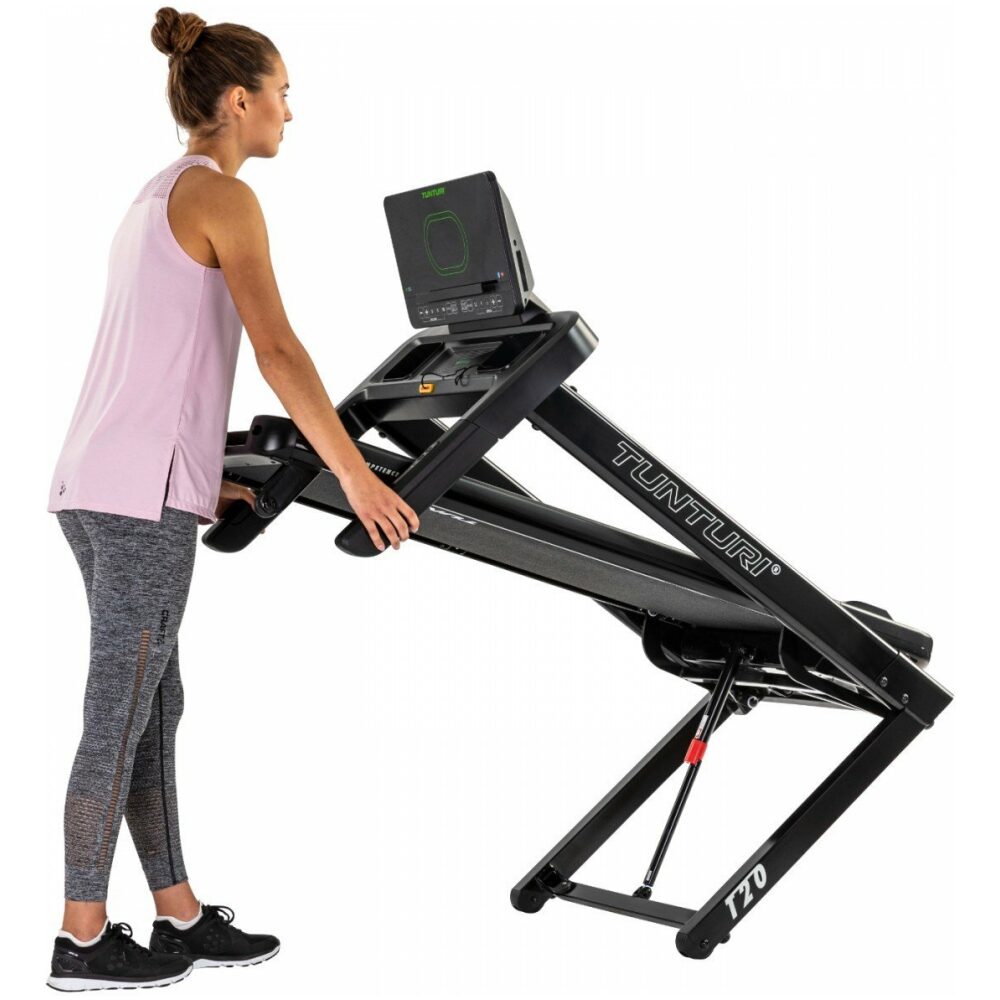 Tunturi looptrainer, loopband, T20 Grijs - Afbeelding 14