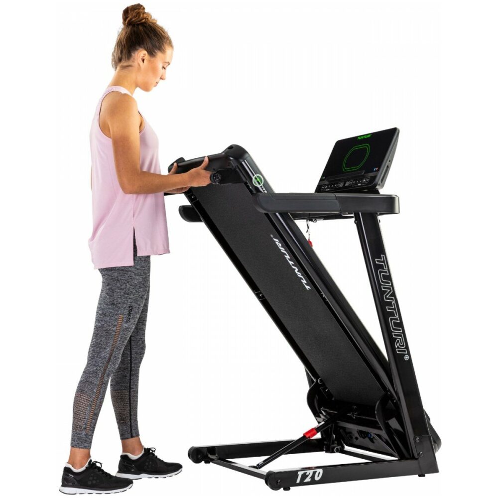 Tunturi looptrainer, loopband, T20 Grijs - Afbeelding 8