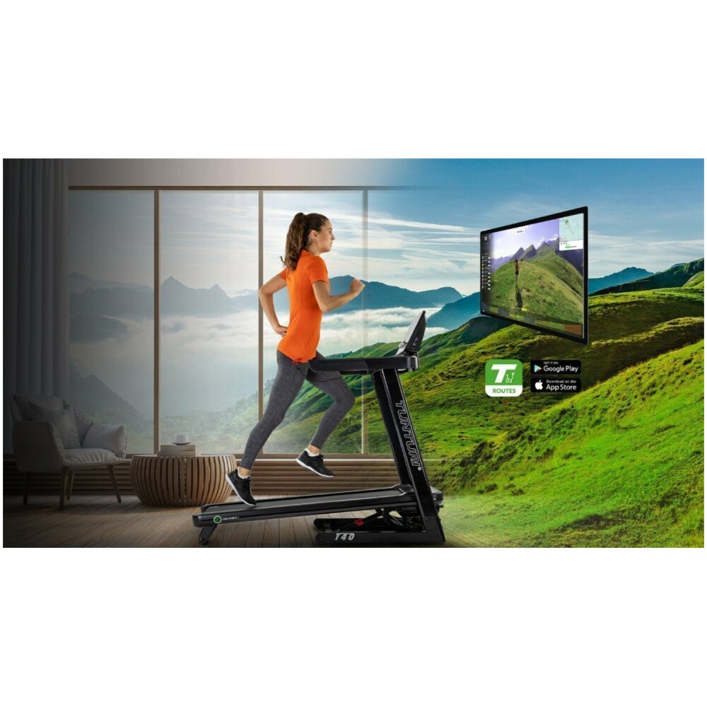 Tunturi looptrainer, loopband, T40 - Afbeelding 2