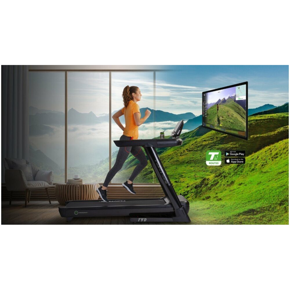 Tunturi looptrainer, loopband, T90 - Afbeelding 2