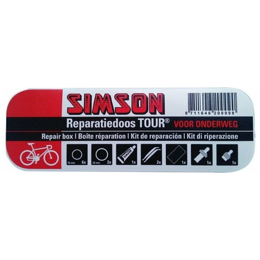 Simson rep ds Tour met clip ROOD