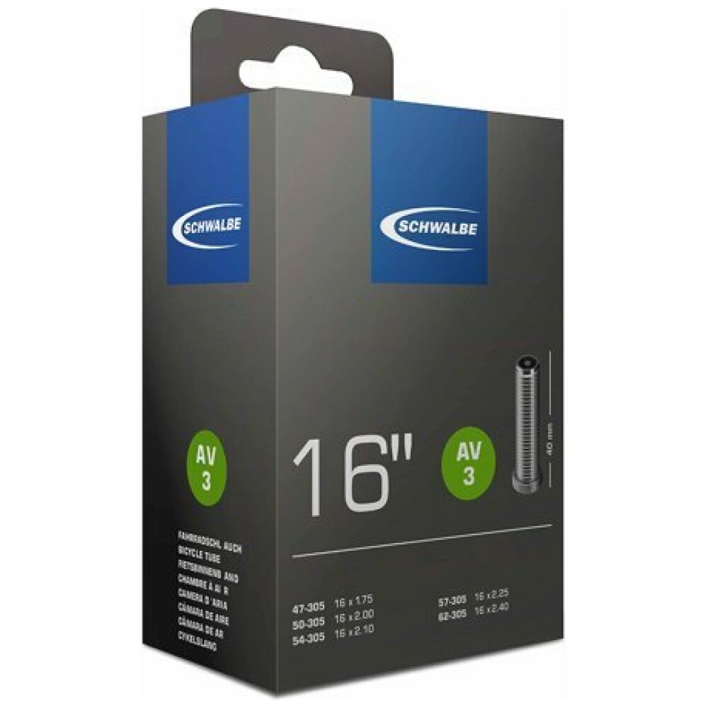 Schwalbe BIB 16X175-250 SC AV (40) AV3 Zwart