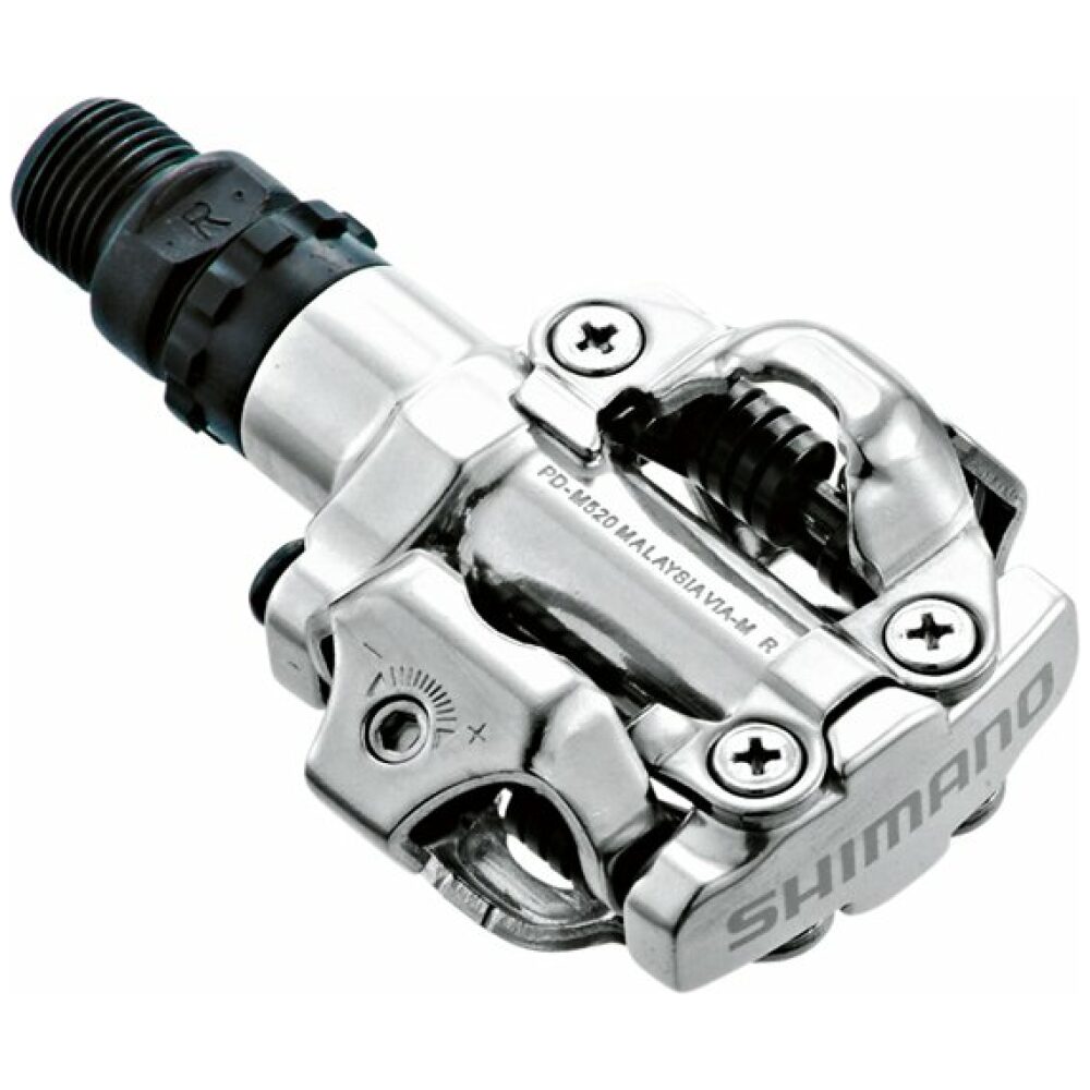 Shimano Shim pedalen SPD PDM520S zi Silber