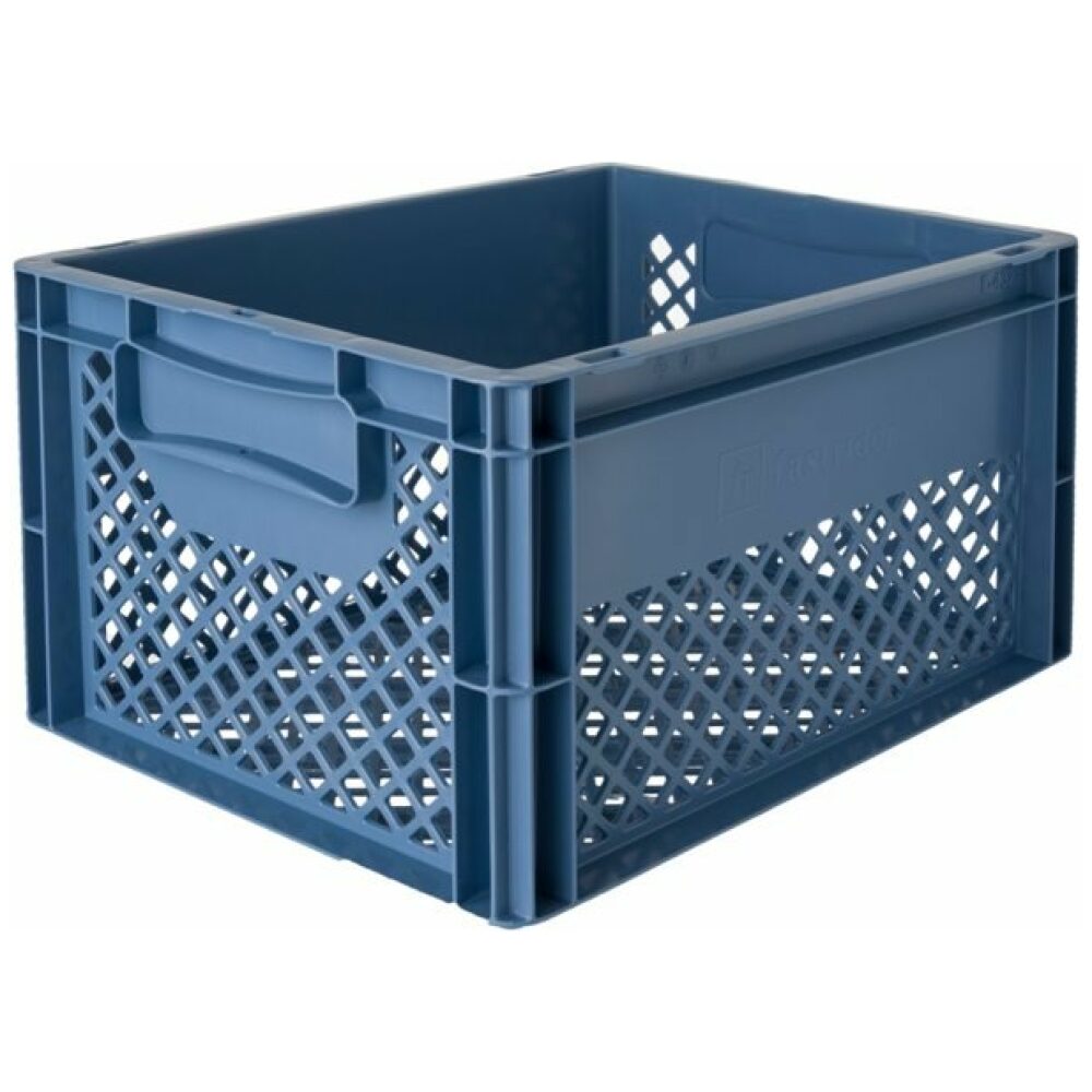 Fastrider fietskrat medium blauw grijs