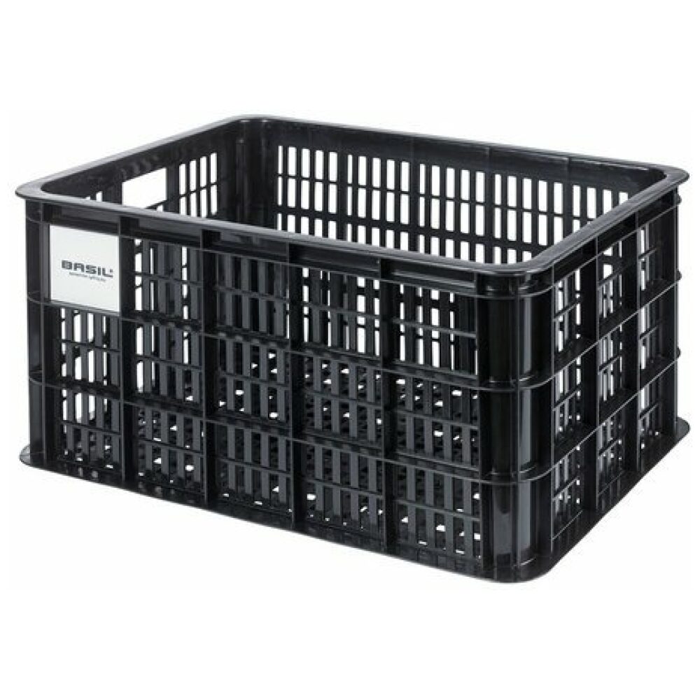 Basil KRAT BAS L MIK PVC ZW 40L Zwart