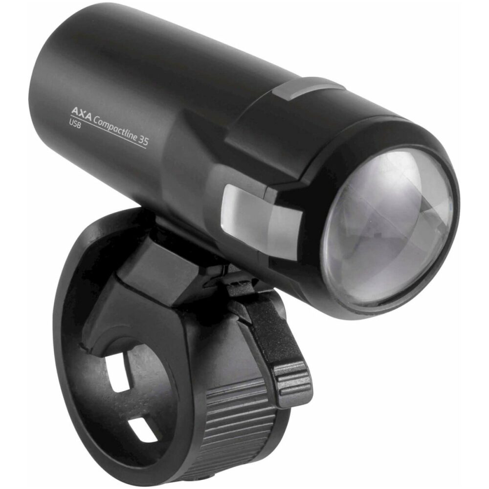Axa KOPLAMP COMPACTLINE 35 USB LED ZW Zwart